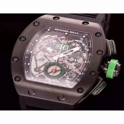 Richard Mille RM011-01 R Mancini Chronograph Forged Carbon Black 
