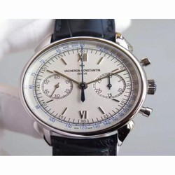 Vacheron Constantin Patrimony Traditionnelle Stainless Steel White 