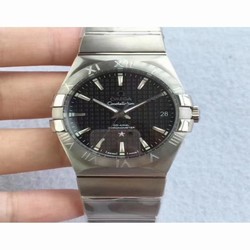 Omega Constellation 123.10.38.21.01.001 38MM SSS Stainless Steel Black 