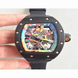 Richard Mille RM068-01 Tourbillon Kongo KV Ceramic Multicolored Skeleton 