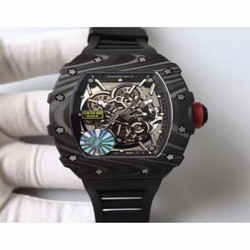 Richard Mille RM35-02 Rafael Nadal KV Forged Carbon Black Skeleton 