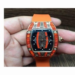 Richard Mille RM007 Lady Rose Gold Orange Diamonds 