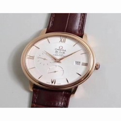 Omega De Ville Prestige Co-Axial Power Reserve 424.53.40.21.02.001 ZF Stainless Steel White 
