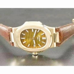 Patek Philippe Nautilus Jumbo 5711R 24K Rose Gold Plated Gray 