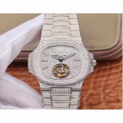 Patek Philippe Nautilus Jumbo 5711 R8 Stainless Steel & Diamonds Diamond 