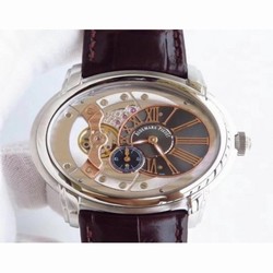Audemars Piguet Royal Millenary 4101 15350ST.OO.D002CR.01 V9 Stainless Steel Rose Gold Skeleton 