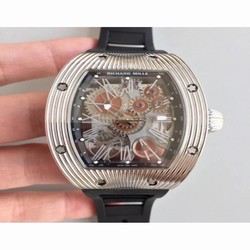 Richard Mille RM018 Tourbillon Hommage A Boucheron Noob Stainless Steel Brown Skeleton 