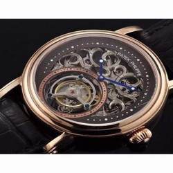 Patek Philippe Tourbillon Rose Gold Skeleton & Black 