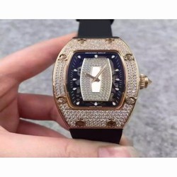 Richard Mille RM07 Ladies Rose Gold & Diamonds Black & Diamonds 