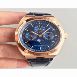 Vacheron Constantin Overseas Ultra Thin Perpetual Calendar 4300V/120G-B102 BF Rose Gold Blue 