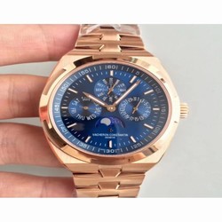 Vacheron Constantin Overseas Ultra Thin Perpetual Calendar 4300V/120G-B102 BF Rose Gold Blue 