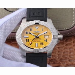 Breitling Avenger II Seawolf A1733110/BC30/152S/A20SS.1 GF V2 Stainless Steel Yellow 