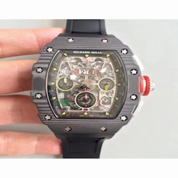 Richard Mille RM011-03 Flyback Chronograph KV Forged Carbon Black Skeleton 