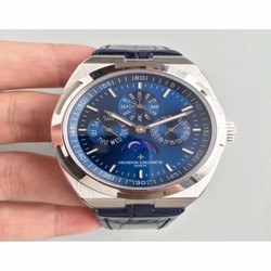 Vacheron Constantin Overseas Ultra Thin Perpetual Calendar 4300V/120G-B102 BF Stainless Steel Blue 