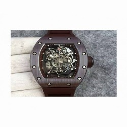 Richard Mille RM55 Brown Ceramic Brown Skeleton 
