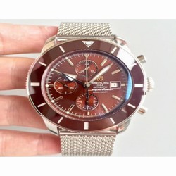 Breitling Superocean Heritage II Chronograph 46 A1331233/Q616/152A Noob Stainless Steel Chocolate 