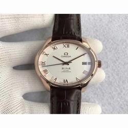 Omega De Ville Co-Axial 41MM 431.53.41.21.02.001 XF Rose Gold White 