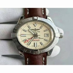 Breitling Avenger II GMT A3239011/G778/437X/A20BA.1 Noob Stainless Steel White 
