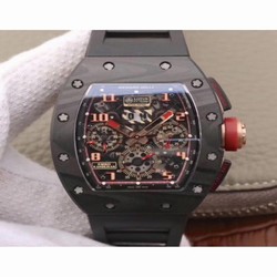 Richard Mille RM011 Lotus F1 Team Romain Grosjean KV Forged Carbon Black Skeleton 