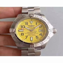 Breitling Avenger II Seawolf A1733110/I519/169A Noob Stainless Steel Yellow 