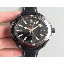 Omega Seamaster Planet Ocean 600M GMT Deep Black 215.92.46.22.01.001 JH PVD Black 