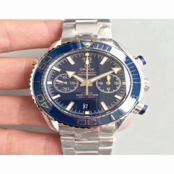 Omega Seamaster Planet Ocean 600M Chronograph 215.30.46.51.03.001 JH Stainless Steel Blue 