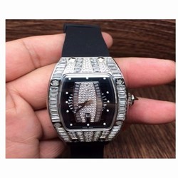 Richard Mille RM007 Lady Stainless Steel Diamonds 