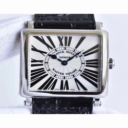 Franck Muller Master Square Ladies 6002 M QZ R GF Stainless Steel White 