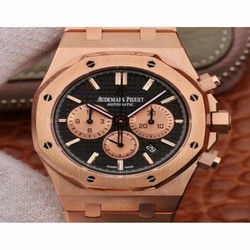 Audemars Piguet Royal Oak Chronograph 26331 OM Rose Gold Black 