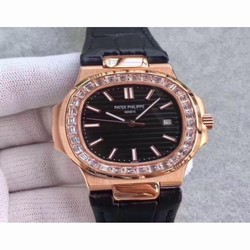 Patek Philippe Nautilus 5711R MK Rose Gold & Diamonds Black 
