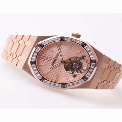 Audemars Piguet Royal Oak Tourbillon Extra Thin 26514 R8 Rose Gold & Diamonds Rose Gold 