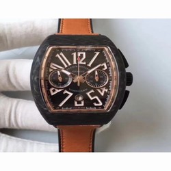 Franck Muller Vanguard Carbon FM V 45 CC DT CB NR Forged Carbon Black 