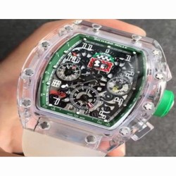 Richard Mille RM011-FM Shappire Green & Skeleton 