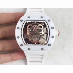 Richard Mille RM052 KV White Ceramic Gold Skull 