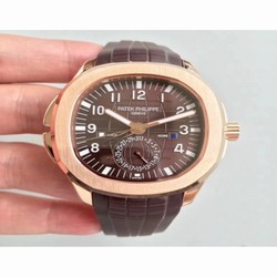 Patek Philippe Aquanaut Travel Time 5164R-001 MP Rose Gold Chocolate 