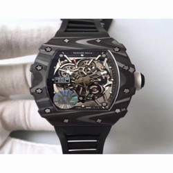 Richard Mille RM35-02 Rafael Nadal Foundation KV Forged Carbon Black & Skeleton 