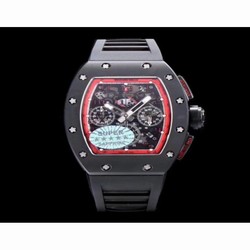 Richard Mille RM011 Felipe Massa Chronograph Limited Edition KV Ceramic Red Skeleton 