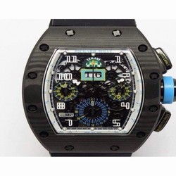 Richard Mille RM011-FM Felipe Massa Chronograph Forged Carbon Blue 