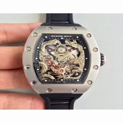 Richard Mille RM57-01 Jackie Chan Stainless Steel Silver 