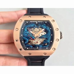 Richard Mille RM57-01 Jackie Chan Rose Gold Blue 