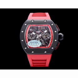 Richard Mille RM011 Felipe Massa Chronograph Limited Edition KV Ceramic Red Skeleton 