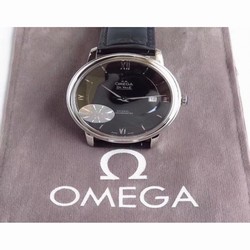 Omega De Ville Prestige Co-Axial 39.5MM 424.13.40.20.01.001 MKS V4 Stainless Steel Black 