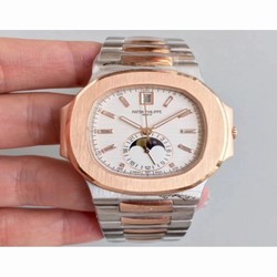 Patek Philippe Nautilus 5726/1A-001 Noob Rose Gold & Stainless Steel White 