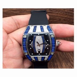 Richard Mille RM007 Lady Stainless Steel Blue Diamonds 