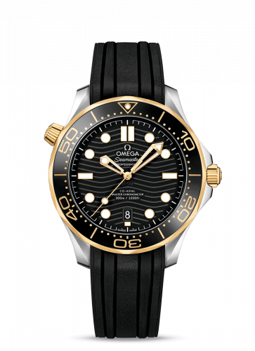Omega Seamaster Diver 300M Master Co-Axial 42 Stainless Steel / Yellow Gold / Black / Rubber 210.22.42.20.01.001
