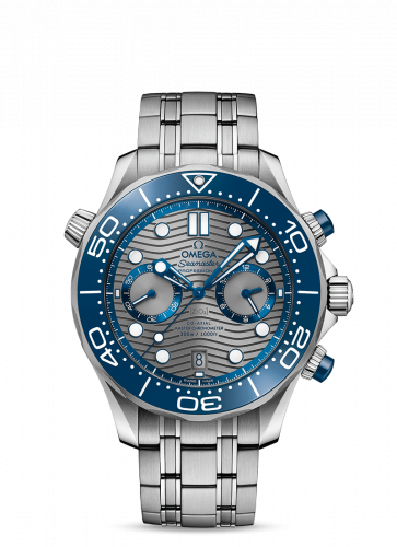 Omega Seamaster Diver 300M Master Co-Axial 44 Chronograph Stainless Steel / Grey / Bracelet 210.30.44.51.06.001