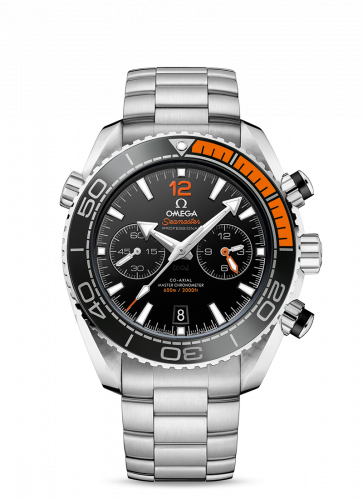 Omega Seamaster Planet Ocean 600M Co-Axial 45.5 Master Chronometer Chronograph Stainless Steel / Orange / Bracelet 215.30.46.51.01.002