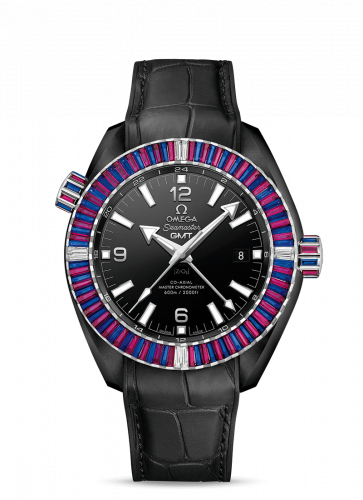 Omega Seamaster Planet Ocean 600M Co-Axial 45.5 Master Chronometer GMT Deep Black Sapphire 215.98.46.22.01.003