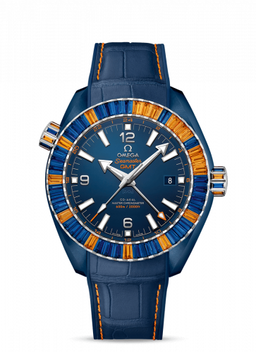 Omega Seamaster Planet Ocean 600M Co-Axial 45.5 Master Chronometer GMT Deep Blue Sapphire 215.98.46.22.03.001