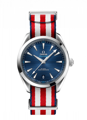 Omega Seamaster Aqua Terra 150M Master Chronometer 41 Stainless Steel / Blue / NATO / Paralympics 220.12.41.21.03.004